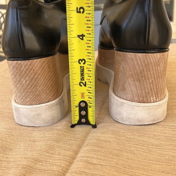 Stella McCartney platform Oxford shoes Black. Womens 39 1/2/ 9. Lightly worn. - Picture 7 of 8
